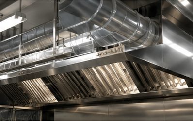 Réseau de ventilation et extraction
